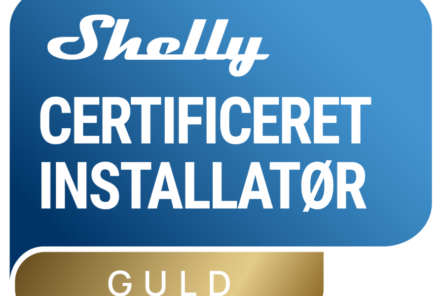 Certificeret Shelly installatør