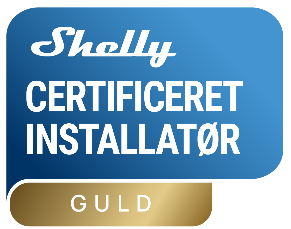 Vi er nu certificeret Shelly-installatør